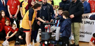 Trabzon'da DMD hastası kardeşler için futsal turnuvası düzenlendi