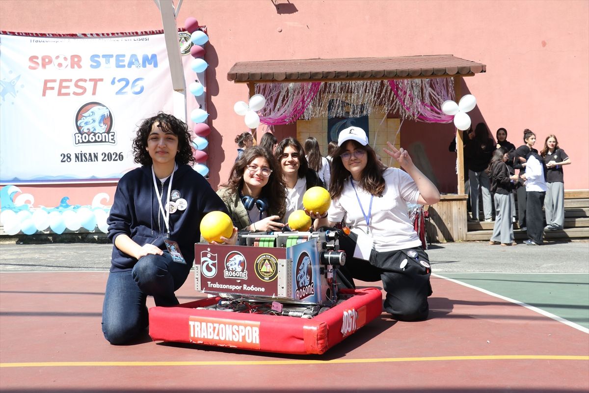 Trabzon'da lise öğrencileri Spor STEAM Festivali 2026'da bir araya geldi