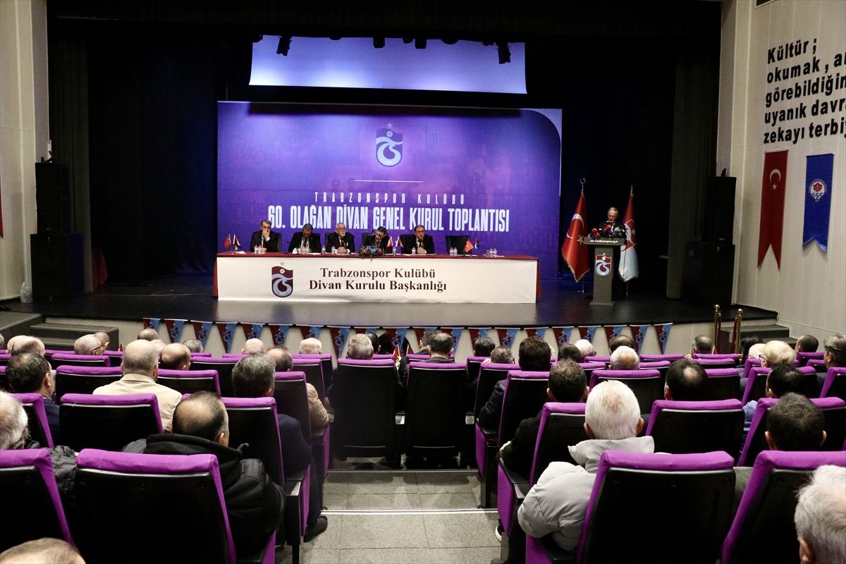 Trabzonspor 60. Olağan Divan Genel Kurul Toplantısı yapıldı