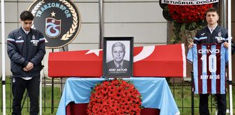 Trabzonspor'un eski başkanı Atay Aktuğ, son yolculuğuna uğurlandı