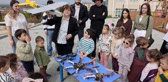 Trakya Üniversitesinde miniklere dron deneyimi
