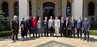 Türk dünyası temsilcileri Antalya Valisi Hulusi Şahin'i ziyaret etti