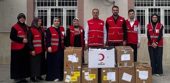Türk Kızılay'dan Mardin'de öğrencilere kıyafet desteği