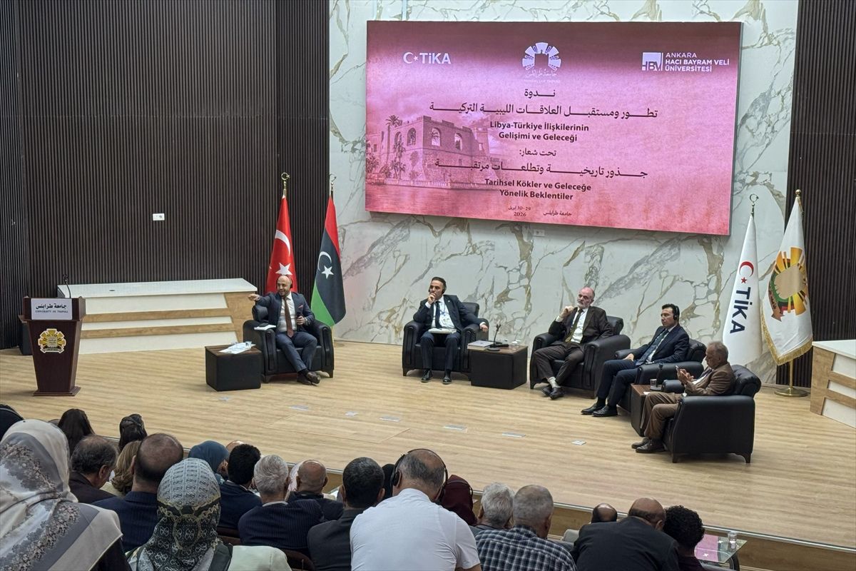 Türk ve Libyalı akademisyenler, TİKA'nın organize ettiği çalıştayda Trablus'ta buluştu