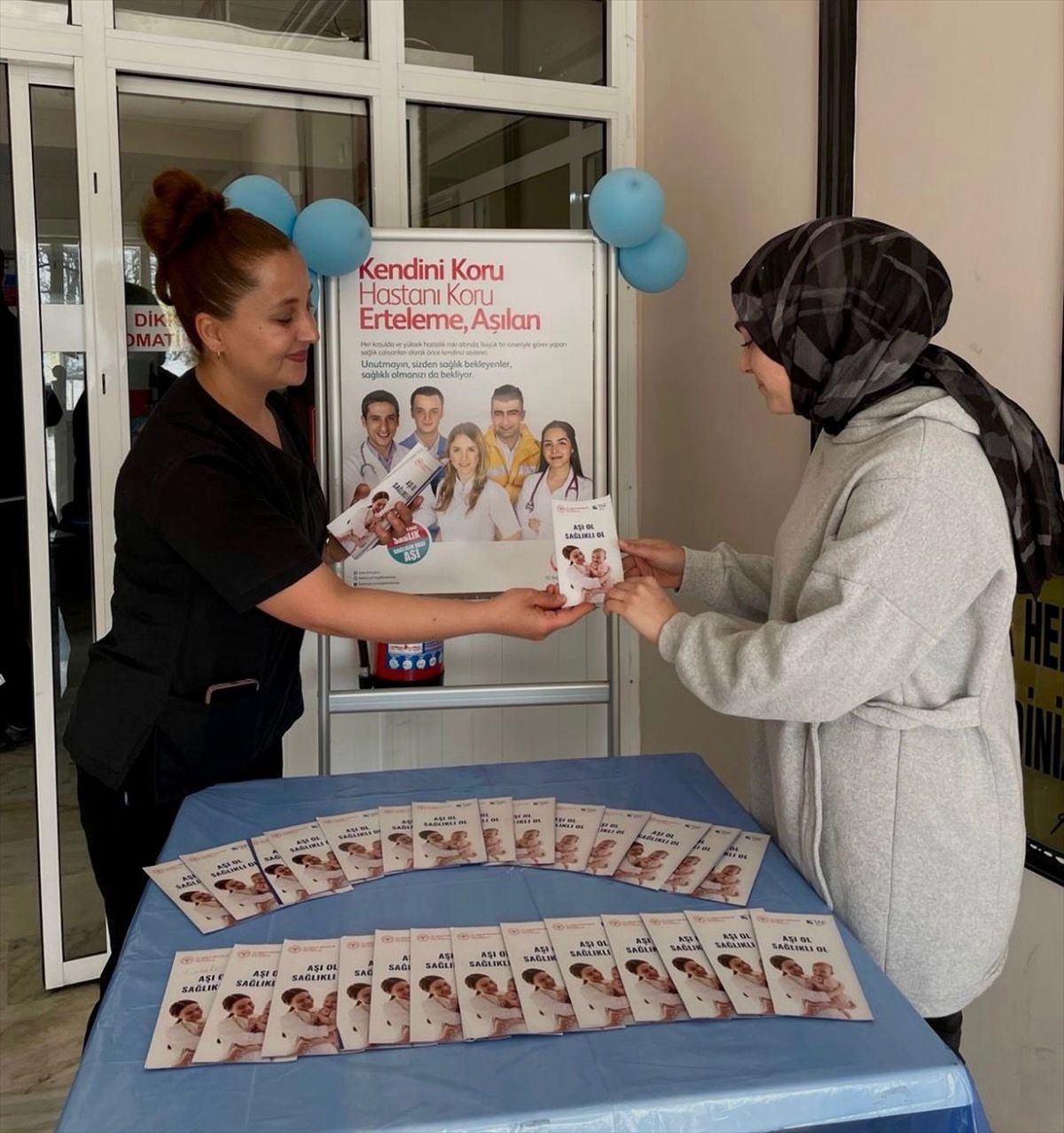 Türkeli'de vatandaşlara aşı bilgilendirilmesi yapıldı