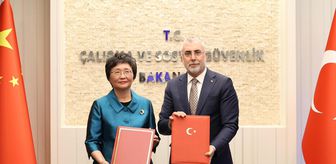 Türkiye ile Çin arasında çalışma, istihdam ve sosyal güvenlik alanlarında işbirliği