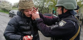 Ukrayna'da bir kişinin el bombalı saldırısında 5 polis yaralandı