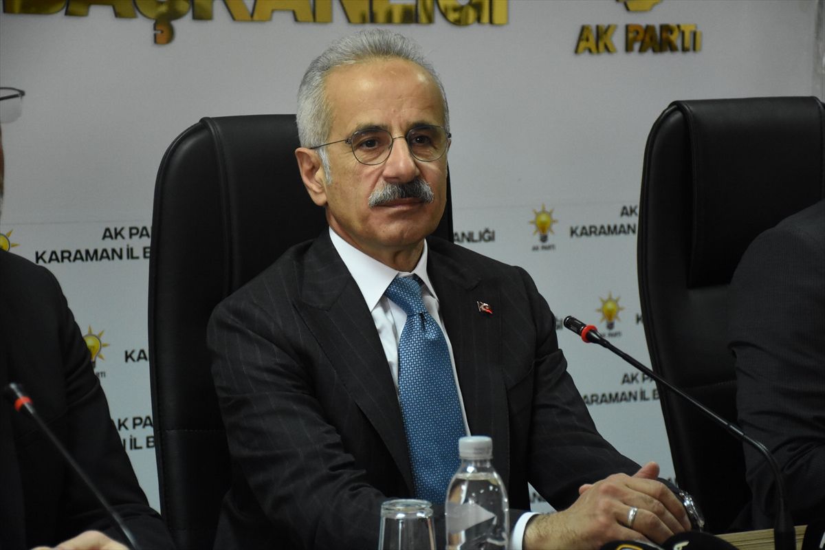 Ulaştırma ve Altyapı Bakanı Uraloğlu, Karaman'da konuştu Açıklaması