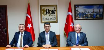 Uşak'ta çocukları eğitim ve sportif faaliyetlerle destekleyecek proje için işbirliği protokolü imzalandı