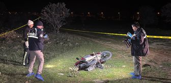 Uşak'ta devrilen motosikletin sürücüsü öldü