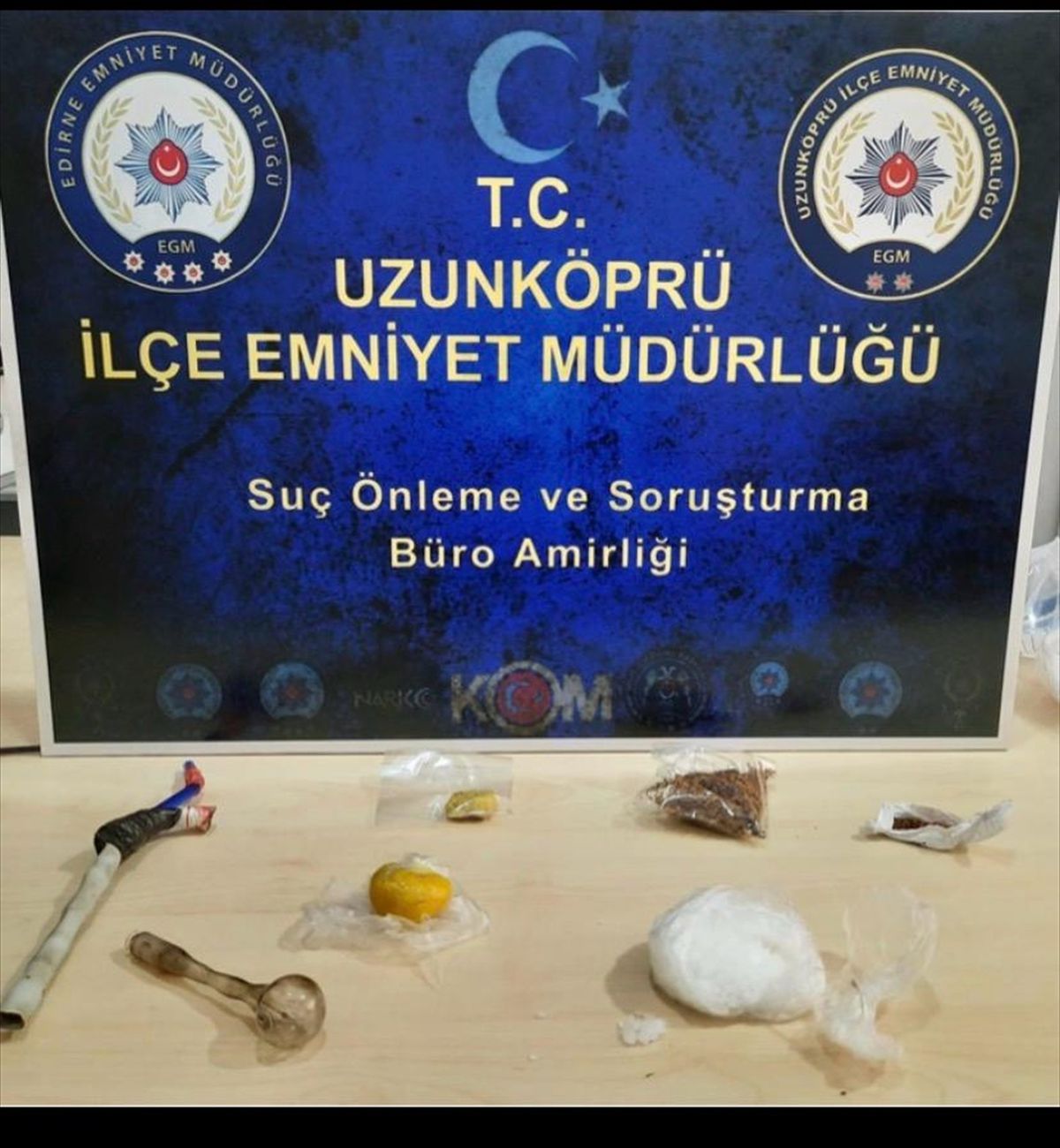 Uzunköprü'de evinde uyuşturucu bulunan şüpheli tutuklandı