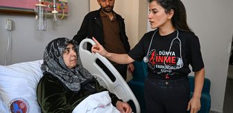 Van'da doktorlar siyah tişörtlerle 'inme' farkındalığı oluşturuyor