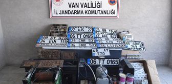 Van'da sahte plaka basıp sattıkları iddia edilen 4 şüpheli yakalandı