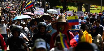 Venezuela'da sendikalar, maaş artışı talebiyle hükümeti protesto etti