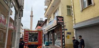 Vezirköprü'de bir evde çıkan yangın söndürüldü