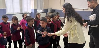 Yedisu'da öğrencilere diş fırçası desteği