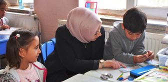 Yeşilyurt Kaymakamı Yeşim Altın, köy okullarını ziyaret etti