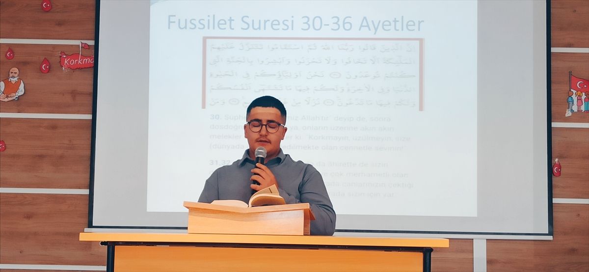 Yeşilyurt'ta Kur'an-ı Kerim'i güzel okuma yarışması düzenlendi