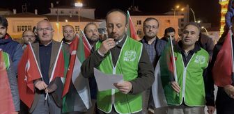Yozgat'ta İsrail ordusunun Küresel Sumud Filosu'na saldırısına tepki gösterildi
