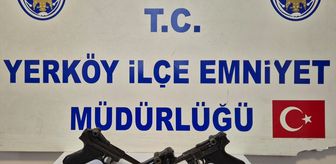 Yozgat'ta ruhsatsız silah taşıyan 2 zanlı gözaltına alındı