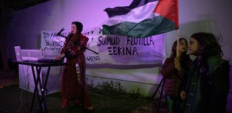 Yunanistan'ın Siros Adası'nda Filistin ve Küresel Sumud Filosu'na destek konseri düzenlendi