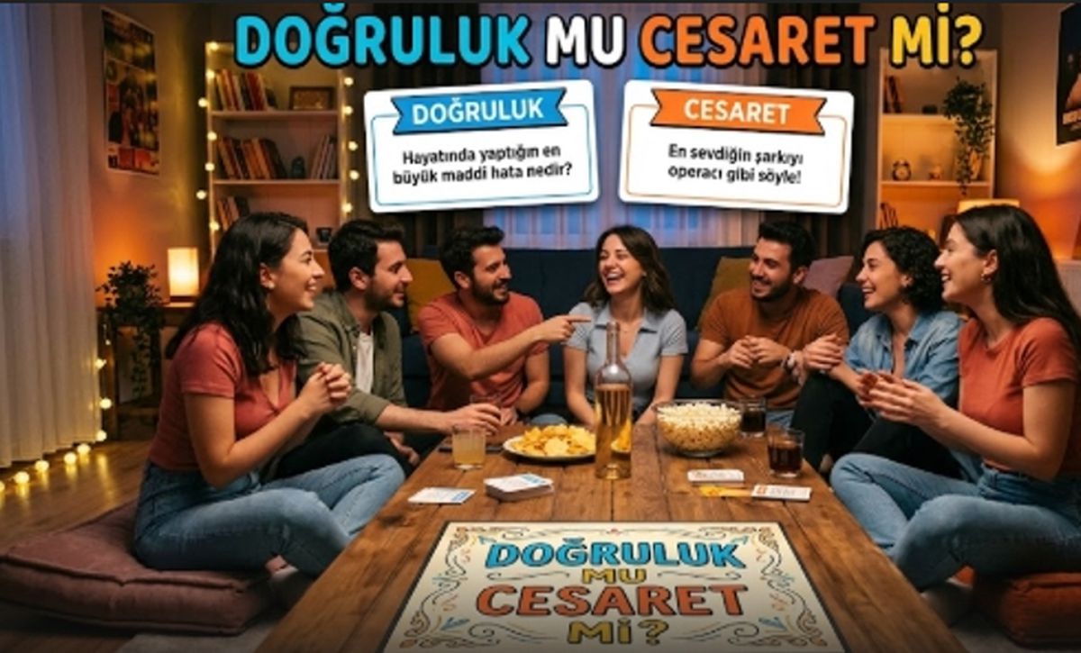 Doğruluk mu cesaret mi soruları, 2026 şişe çevirmece oyunu soruları!