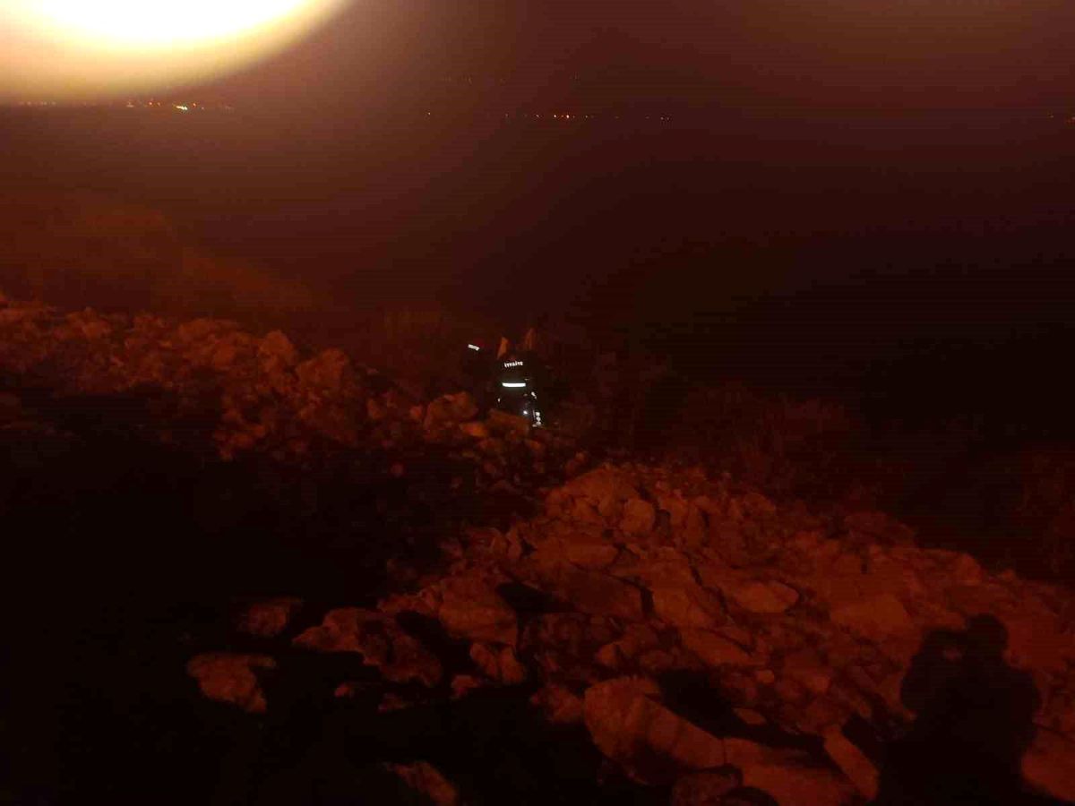 Kontrolden çıkan otomobil göl kenarına uçtu: 1 yaralı