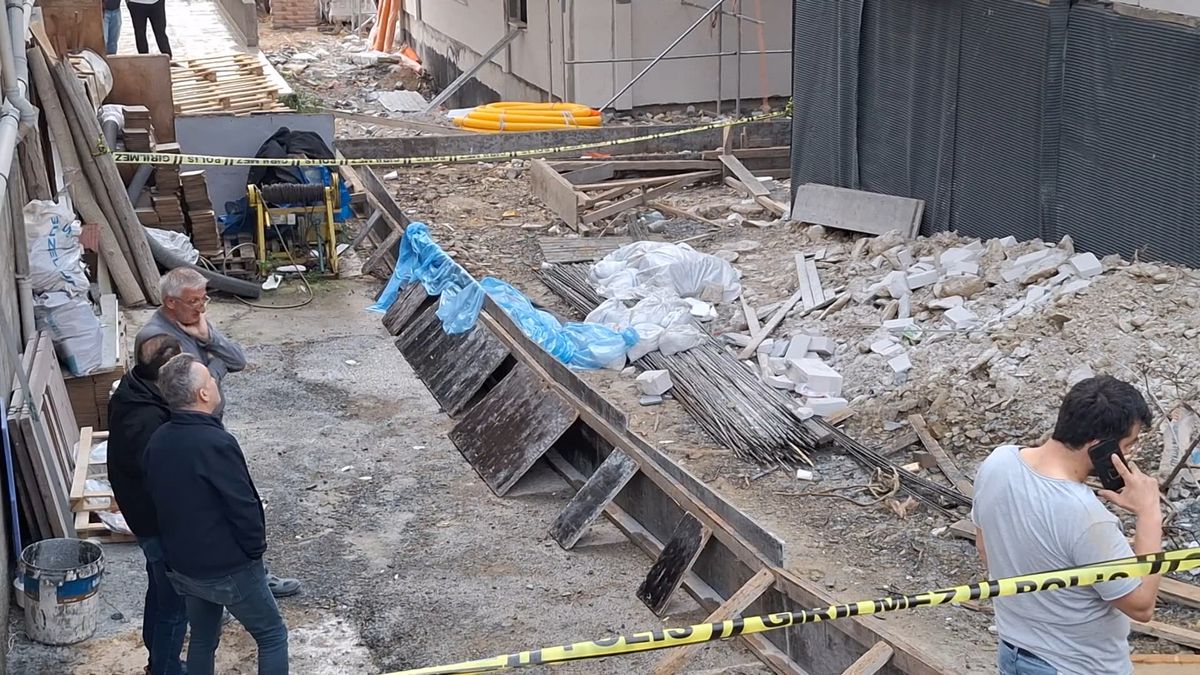 Maltepe'de şantiye şefi 5'inci kattan düşerek hayatını kaybetti