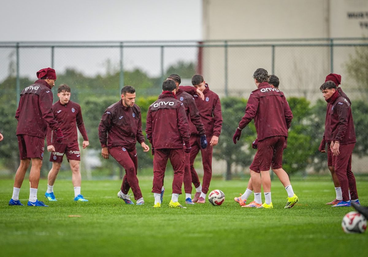 Trabzonspor, Corendon Alanyaspor maçı hazırlıklarına devam etti