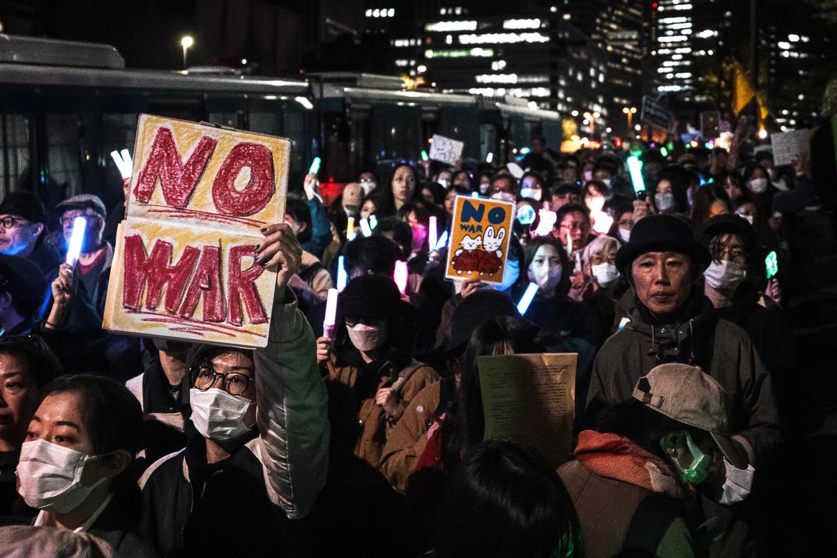 Albüm: Japonya'da Yaklaşık 30.000 Kişi Hükümet Politikalarını Protesto Etti