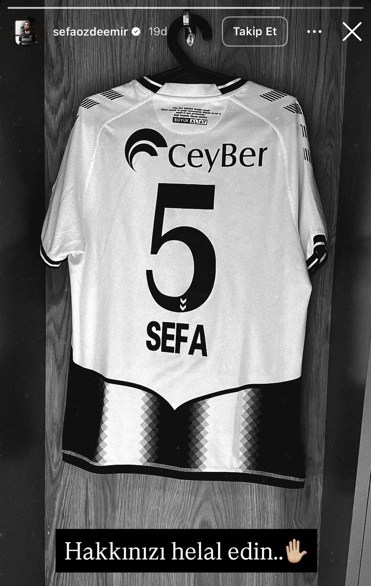 Altay'da Sefa'dan veda sinyali