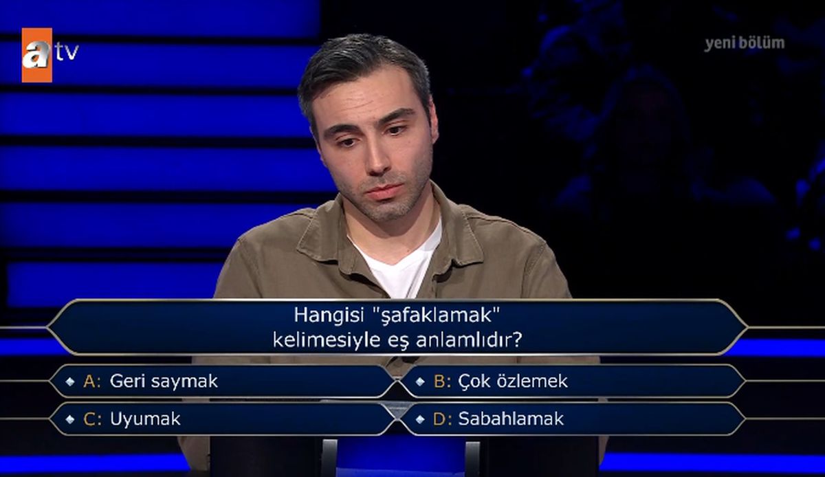 Hangisi "şafaklamak" kelimesiyle eş anlamlıdır?