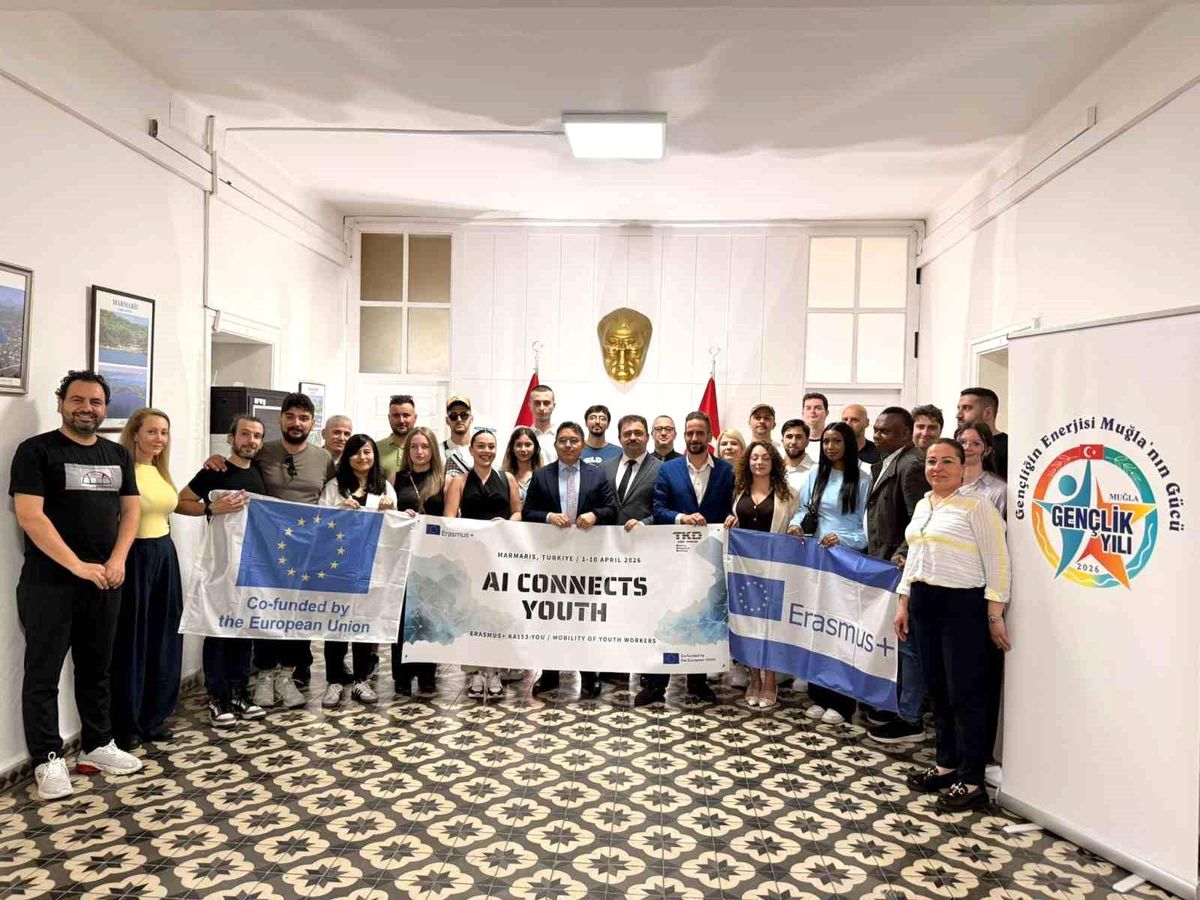 Kaymakam Kaya, gençlik projesi heyetini ağırladı