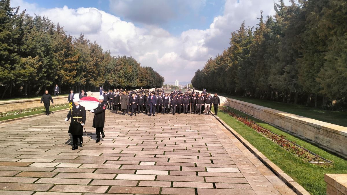 Polis Teşkilatı'nın 181. Yılı Anıtkabir'de Kutlandı