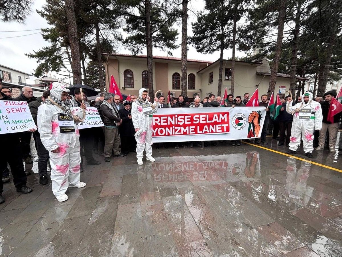Erzincan'da Filistin için tek yürek çağrısı