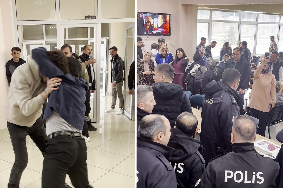 Erzurum'da polisi kavga var diye çağırdılar, gerçek çok başka çıktı