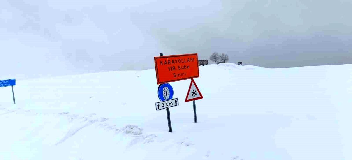 Hasköy-Mutki yolu tipi nedeniyle ulaşıma kapatıldı