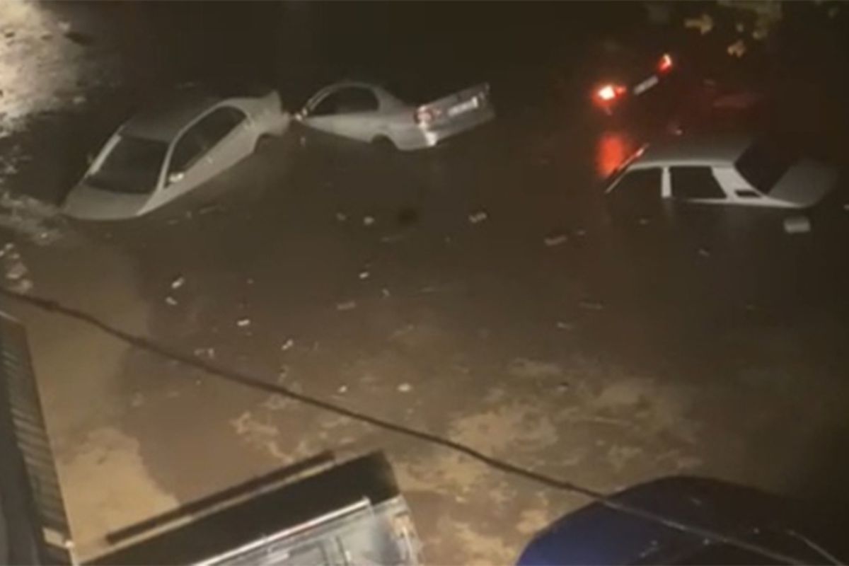 Osmaniye'de 2 kişinin öldüğü selin ilk anları cep telefonu kamerasında