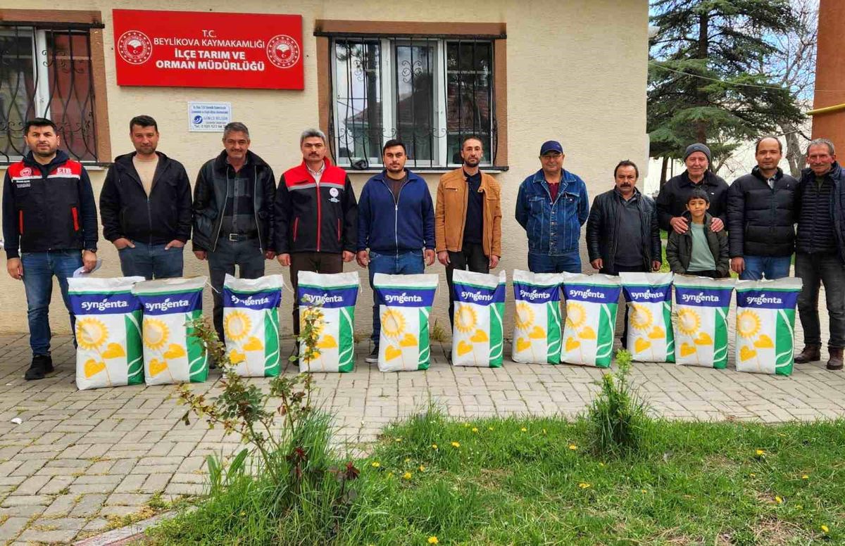 Çiftçilere yüzde 50 hibeli tohum dağıtıldı