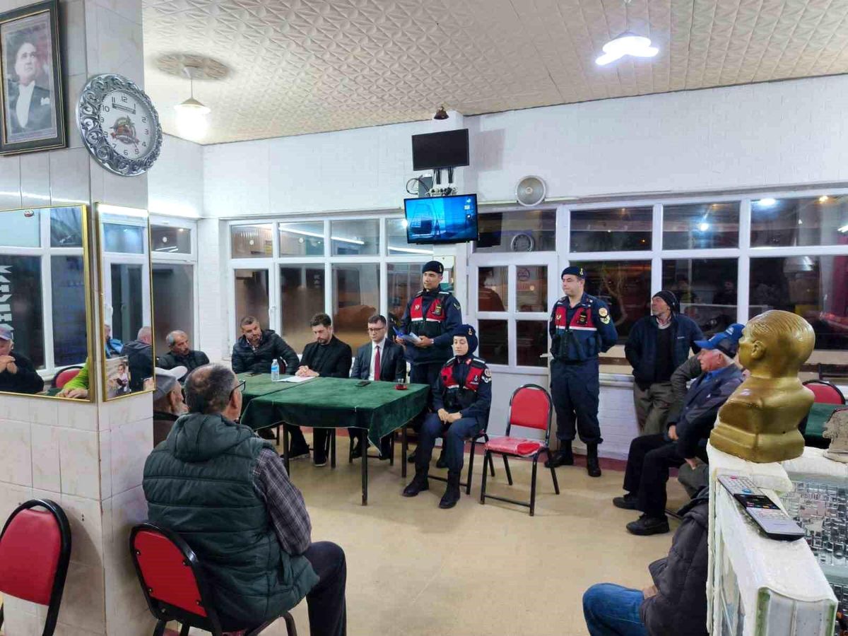 Edirne'de köylerde uyuşturucu ile mücadele çalışması