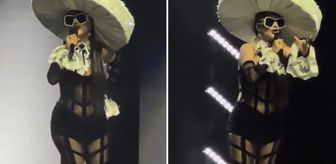 Hande Yener'in sahne kostümü geceye damga vurdu