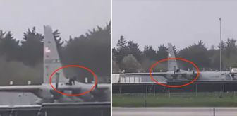 İrlanda'da ABD askeri uçağına baltalı saldırı