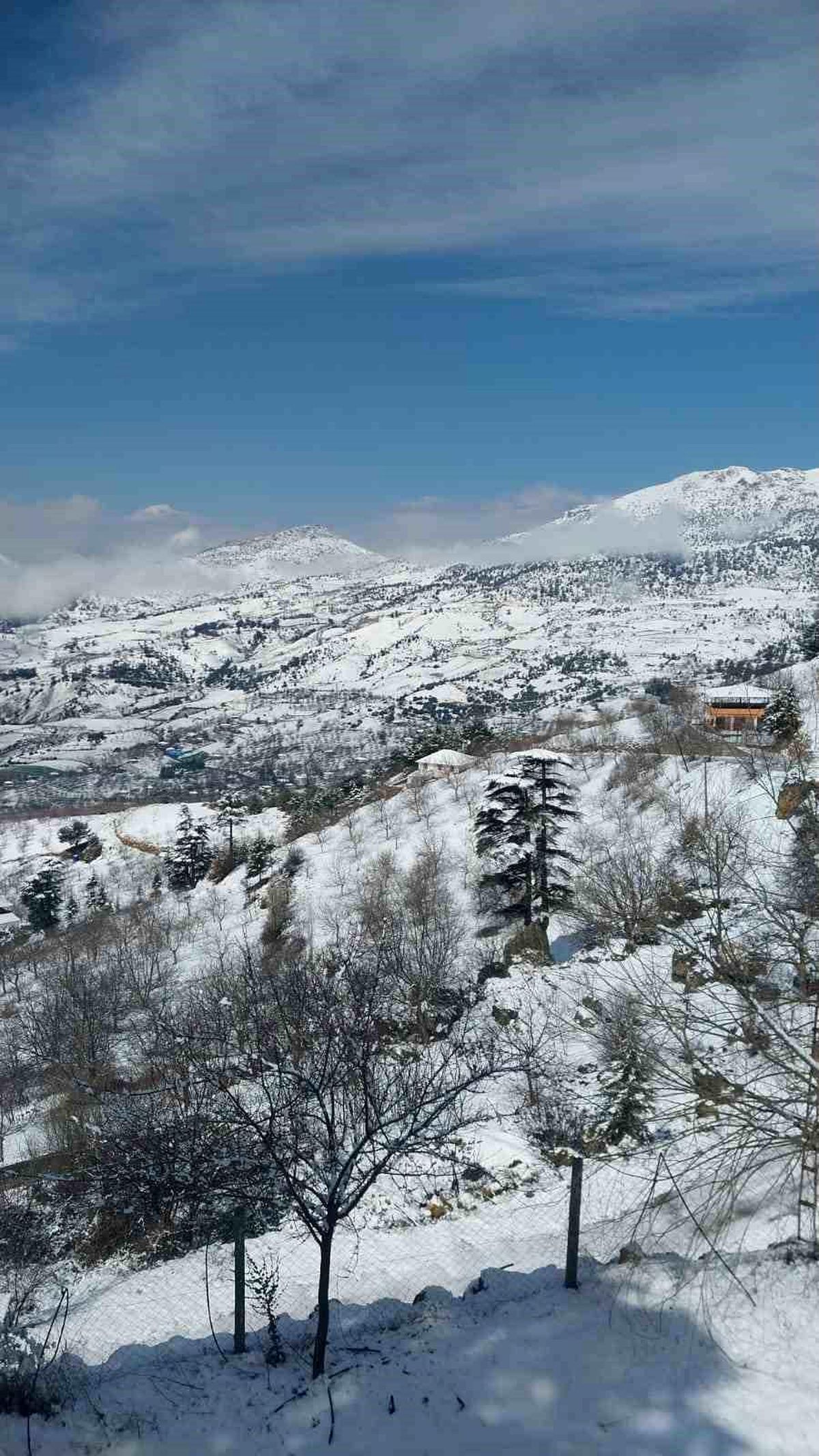 Kahramanmaraş'ın yüksek kesimlerinde kar etkili oldu