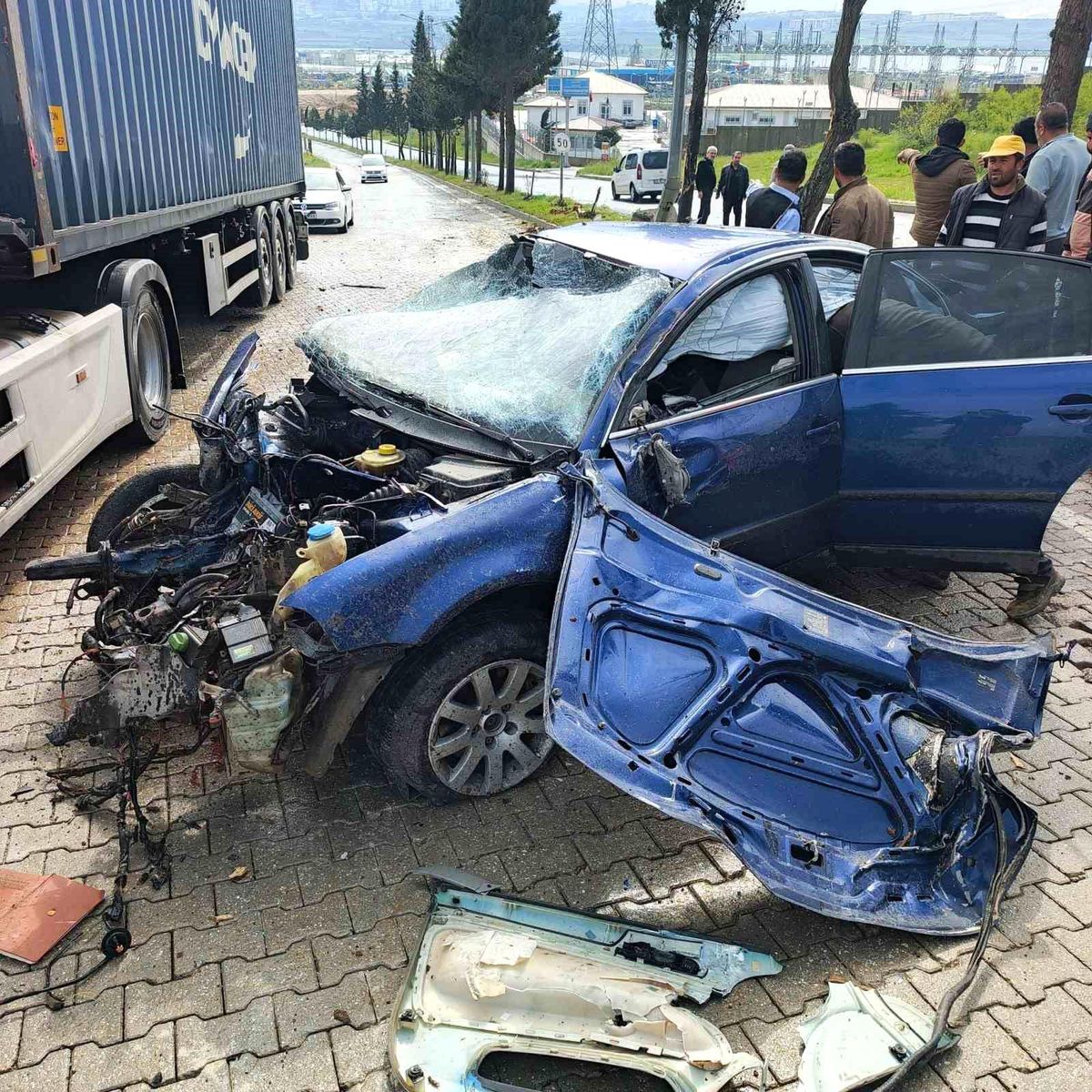Kahramanmaraş'ta trafik kazası: 1 yaralı