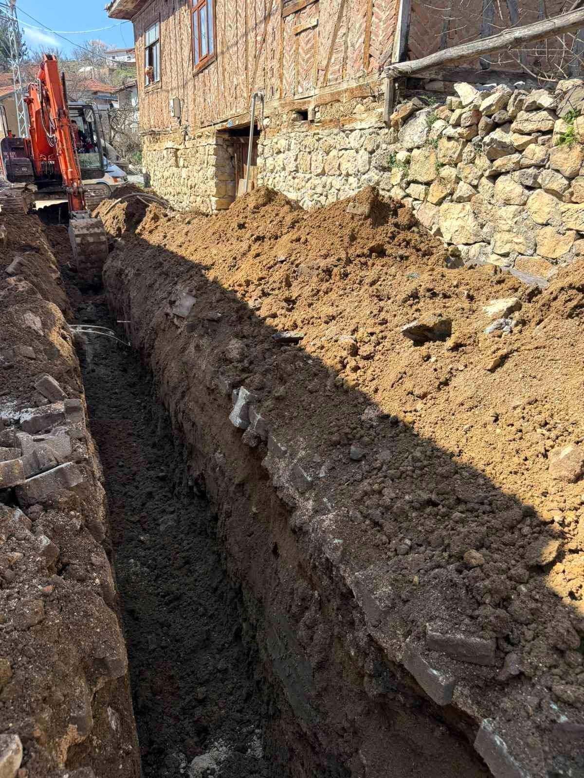 Saraycık köyünde altyapı yenilendi