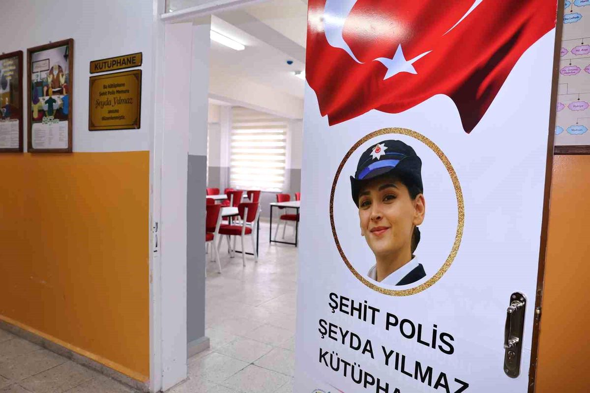 Şehit polis Şeyda Yılmaz'ın adı kütüphanede yaşatılacak