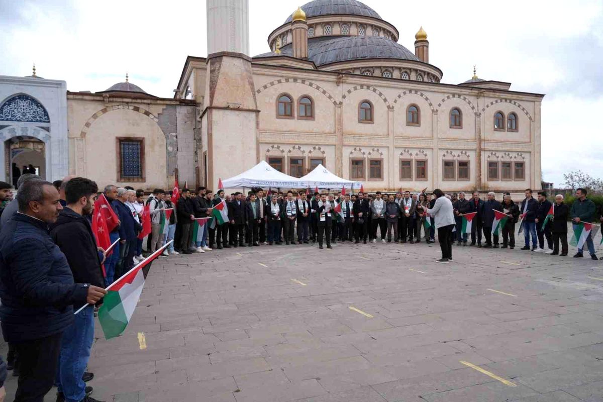 Üniversite öğrencilerinden Filistin'e destek açıklaması