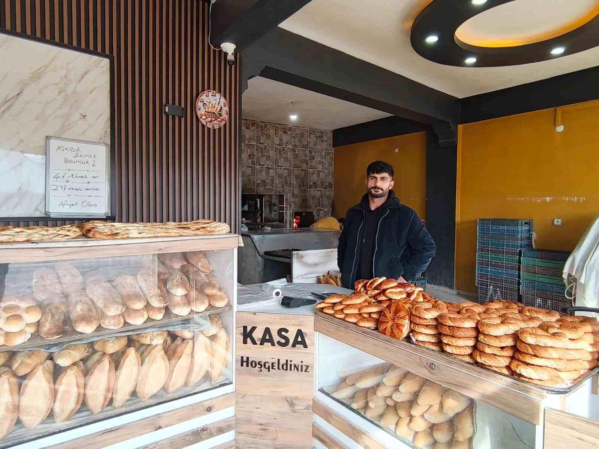 Diyadin'de askıda ekmek dayanışması