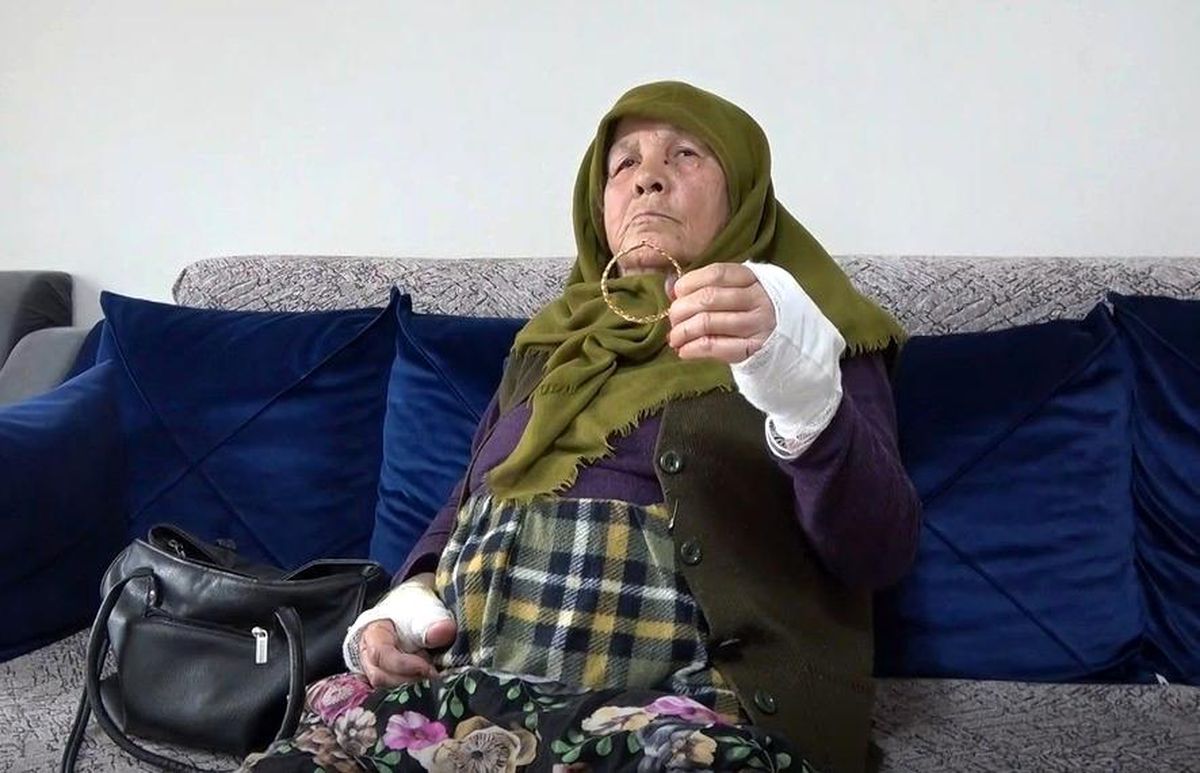 Kahramanmaraş'ta yaşlı kadının bileziğini gasp eden şüpheli tutuklandı