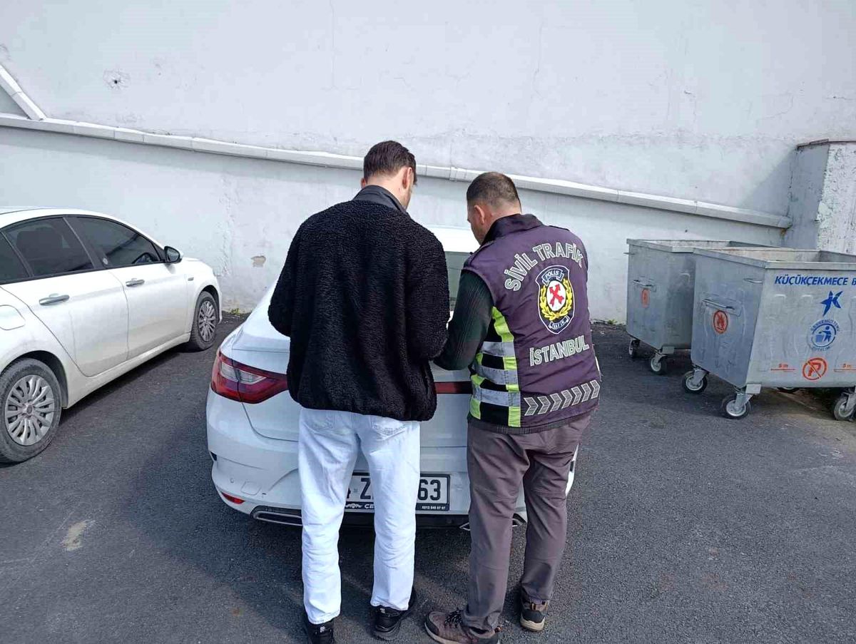 Küçükçekmece'de trafik tartışmasında sürücüye 180 bin lira ceza